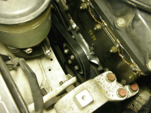 日産ラシーン　GA15型（1500ｃｃ）エンジンのウォーターポンプを交換の巻